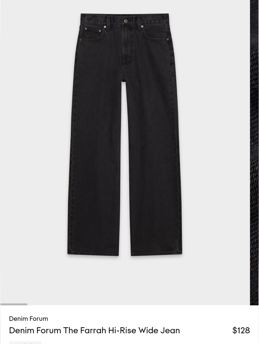Denim Forum Farrah Hi-rise Jeans